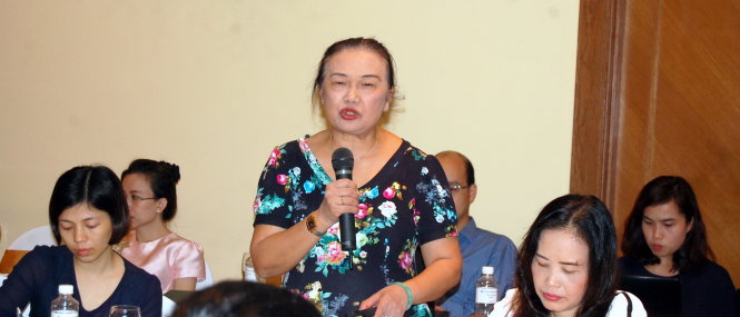 Theo bà Nguyễn Thị Cúc - chủ tịch Hội Tư vấn thuế, cần có quy định về chế độ kế toán đơn giản cho doanh nghiệp nhỏ và vừa  - Ảnh: C.Luận