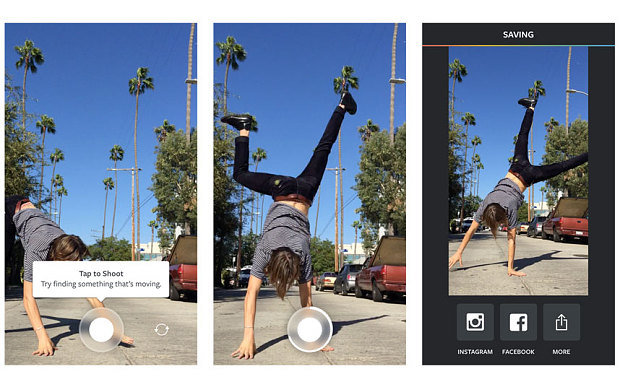 Tạo ảnh động từ Instagram với ứng dụng bổ sung Boomberang - Ảnh: Instagram