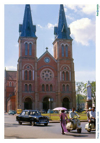 Nhà thờ - Đức Bà - Church (1966 photo by Tom Briggs)