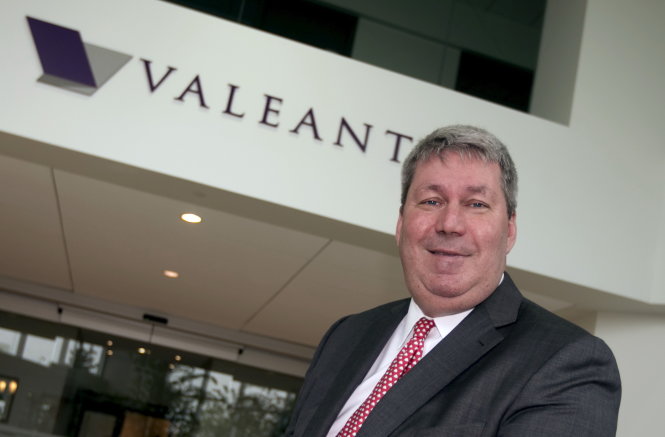 Giám đốc điều hành Valeant, ông Michael Pearson - Ảnh: Reuters