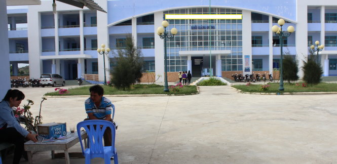 Cơ sở phân hiệu Ninh Thuận của Trường trung cấp Y dược Hà Nam thuê lại của Trường trung cấp Y tế Ninh Thuận để hoạt động                   Ảnh: M.TRÂN