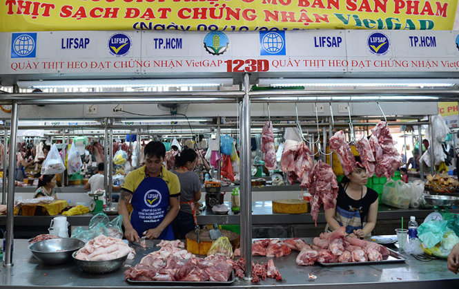 Ngành chăn nuôi lợn VN lo ngại nhưng Bộ NNPTNT khẳng định còn từ 8-13 năm nữa thuế mặt hàng này mới về 0% - Ảnh: Thuận Thắng