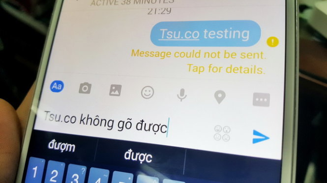 Thông báo của Facebook khi đăng tải nội dung có 