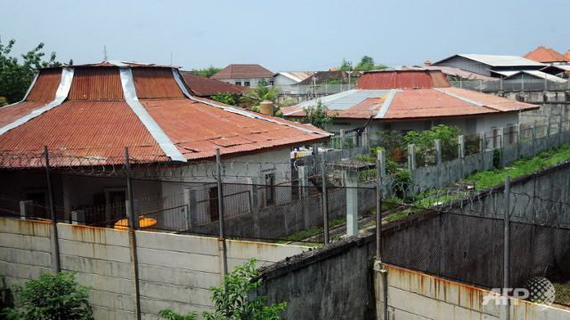 Nhà tù Kerobokan tại Denpasar trên đảo nghỉ dưỡng Bali của Indonesia Ảnh: AFP