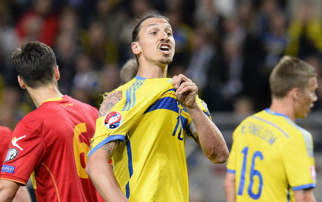 Ibrahimovic sẽ tiếp tục tỏa sáng giúp Thụy Điển vượt khó? Ảnh: IBTimes