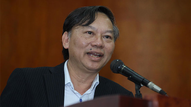 GS.TS  Nguyễn Quang Ngọc, Phó Chủ tịch Hội Khoa học Lịch sử Việt Nam - Ảnh: Nguyễn Khánh