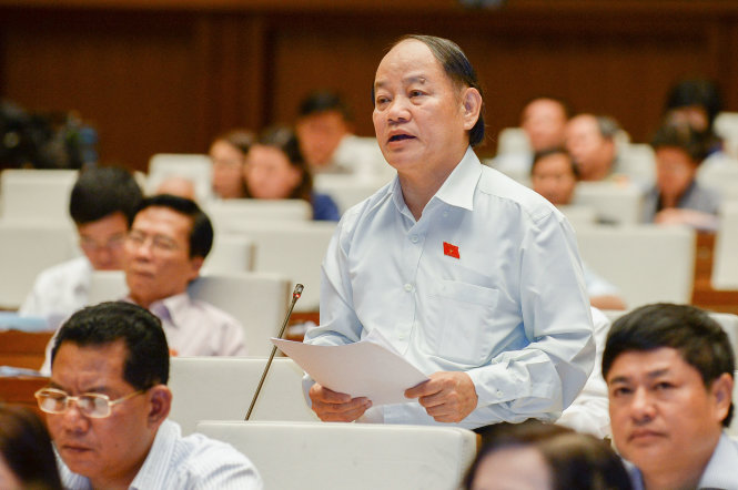 Đại biểu Huỳnh Nghĩa - Ảnh: Việt Dũng