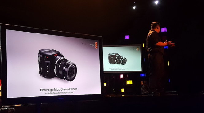 Blackmagic giới thiệu máy ảnh Micro Camera - Ảnh: Phong Vân