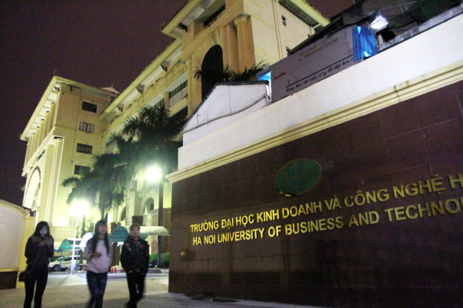 Trường ĐH Kinh doanh và công nghệ Hà Nội - Ảnh: Nam Trần