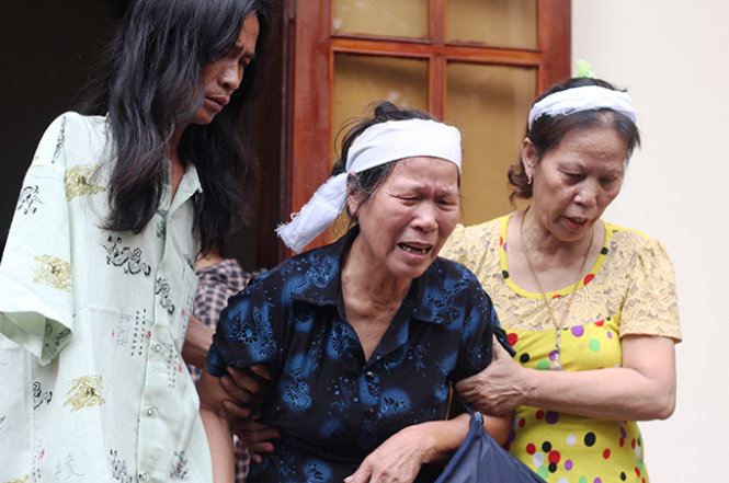 Gia đình bị hại cho rằng bản án của TAND huyện Hưng Nguyên tuyên đối với bị cáo Thuấn là chưa thỏa đáng - Ảnh: D.Hòa