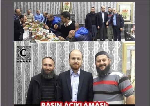 Nhiều hình ảnh khác minh chứng cho việc ông Bilal (giữa) đến dùng bữa trưa tại nhà hàng của hai anh em người Thổ ở Istanbul hồi tháng 3-2014 - Ảnh chụp màn hình