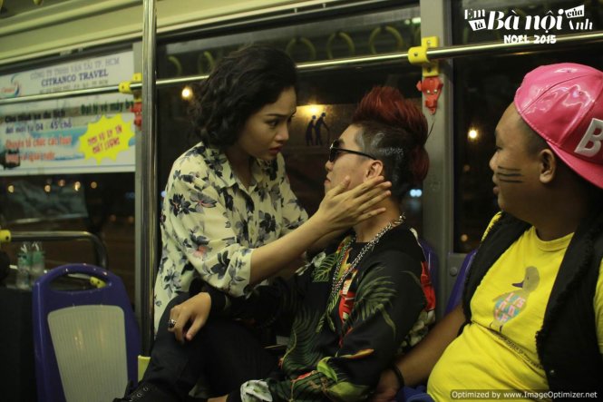 Nghệ sĩ Miu Lê đã khiến cho người xem vừa cười vừa khóc Ảnh: CJ E&M