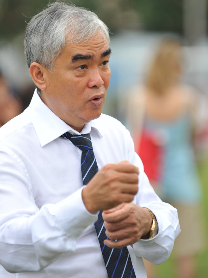 Chủ tịch VFF Lê Hùng Dũng - Ảnh: S.H.