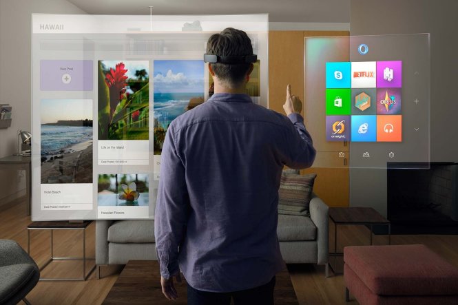 Microsoft HoloLens - Ảnh: Microsoft