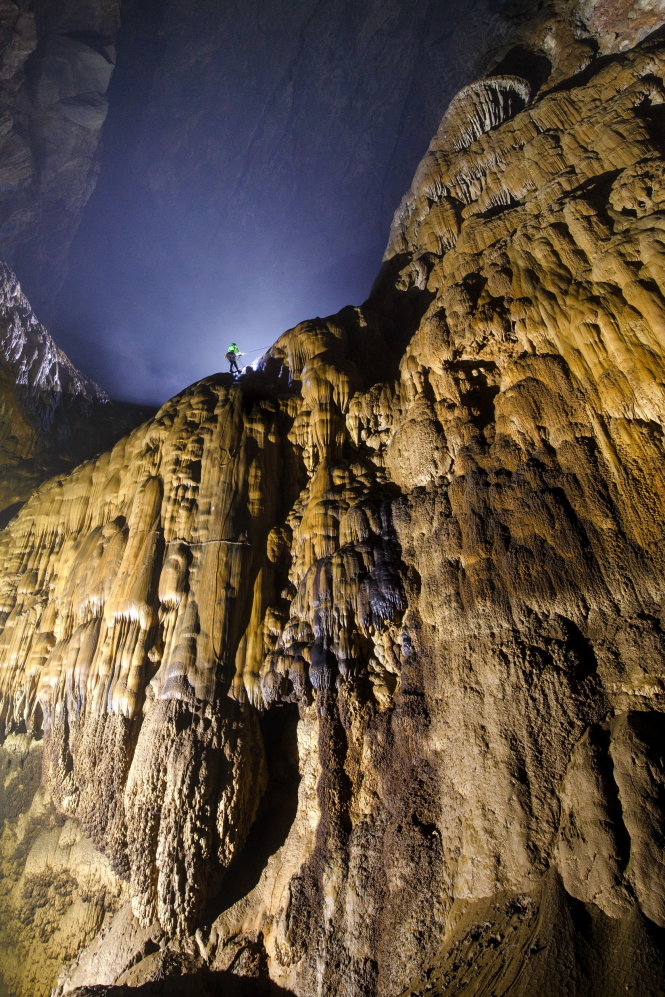 Vẻ đẹp của hang động Sơn Đoòng đã giúp cho du lịch Quảng Bình tăng trưởng rất nhanh. - Ảnh: Ryan Deboodt (do Công ty du lịch Oxalis cung cấp)