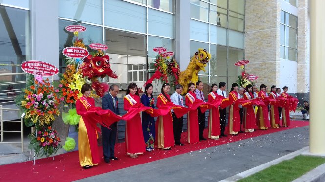 Lễ khánh thành Trung tâm Kiểm nghiệm thuốc, mỹ phẩm, thực phẩm TP Cần Thơ - Ảnh: T.Lũy