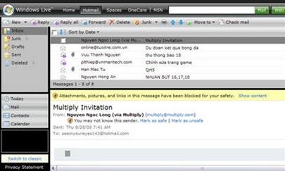 Windows Live Hotmail tiến đến phiên bản 3 - Tuổi Trẻ Online