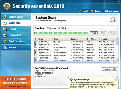 Xuất hiện trình giả mạo Microsoft Security Essentials - Tuổi Trẻ Online