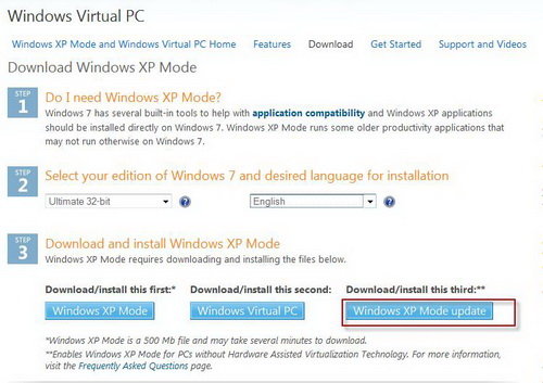 windows 7 xp emulator download