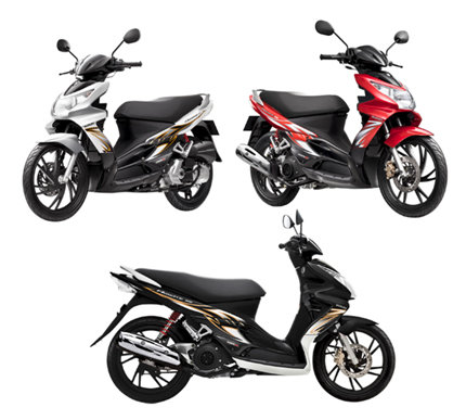 Motorbikes in Vietnam  Suzuki Hayate VS Yamaha Nouvo  YouTube