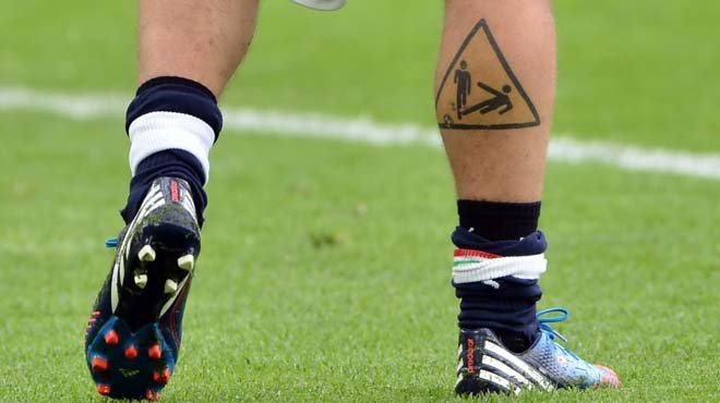 19 Daniele De Rossi Tattoo Stock Photos HighRes Pictures and Images   Getty Images