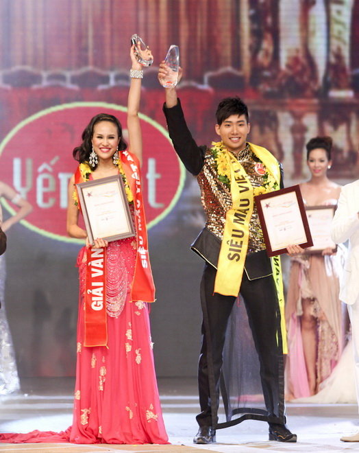 Phương Mai và Hữu Long: giải vàng siêu mẫu 2012 - Tuổi Trẻ Online