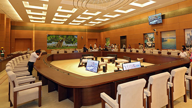 Một phòng họp trong nhà Quốc hội - Ảnh: Việt Dũng