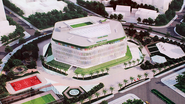 Phối cảnh công trình Nhà văn hóa Sinh viên tại ĐH Quốc gia TP.HCM - Ảnh: Q.L.