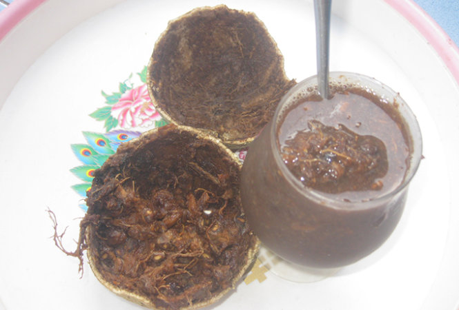 Ruột (cơm) trái quách