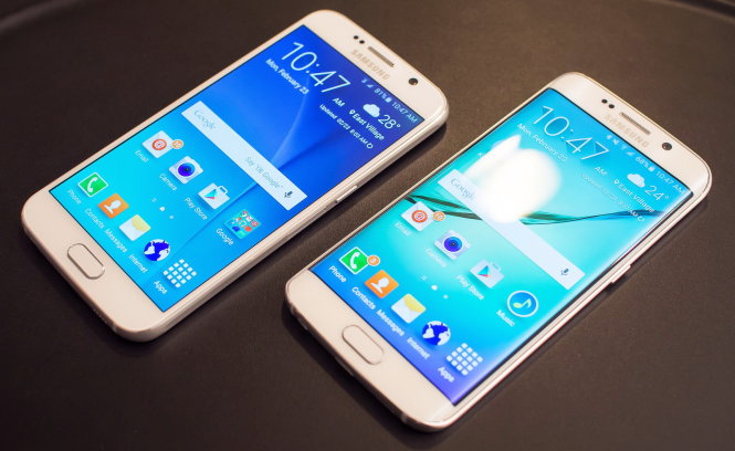 Samsung Galaxy S6 và Galaxy S6 Edge - Ảnh: Android Central