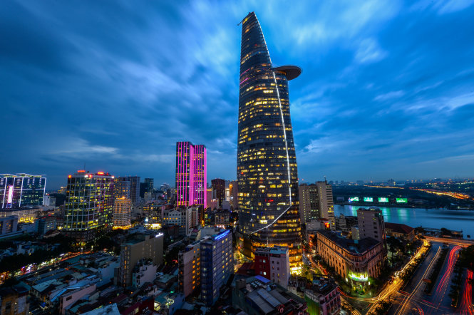 Hình ảnh Sài Gòn về đêm khoác lên chiếc áo lung linh rực rỡ