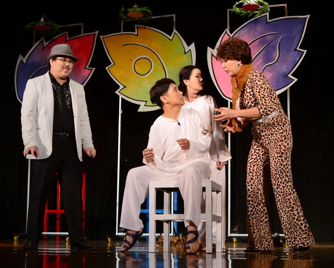 Cảnh trong vở Người mua hạnh phúc - Ảnh: T.T.D.