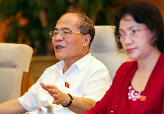 Chủ tịch Quốc hội Nguyễn Sinh Hùng nói điều ông lo lắng nhất là “chúng ta chưa sẵn sàng cho việc tham gia TPP” - Ảnh: Việt Dũng