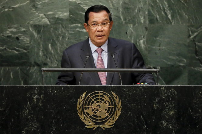 Thủ tướng Campuchia Hun Sen - Ảnh: Reuters
