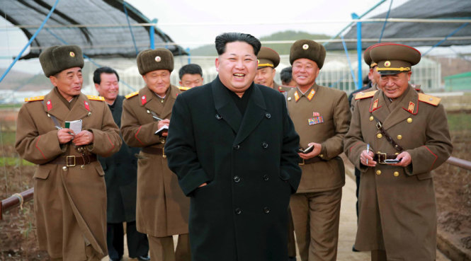 Lãnh đạo Triều Tiên Kim Jong Un - Ảnh: KCNA/Reuters