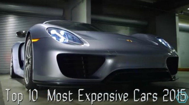 10 siêu xe đắt nhất thế giới 2015 - Ảnh từ clip