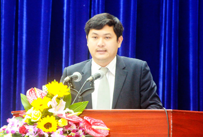 Ông Lê Phước Hoài Bảo, tân giám đốc Sở Kế hoạch & đầu tư tỉnh Quảng Nam được bầu vào chức danh Ủy viên UBND tỉnh - Ảnh: T.L