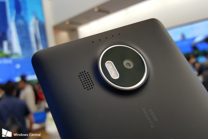 Lumia 950 XL có camera PureView 20MP - Ảnh: Windows Central