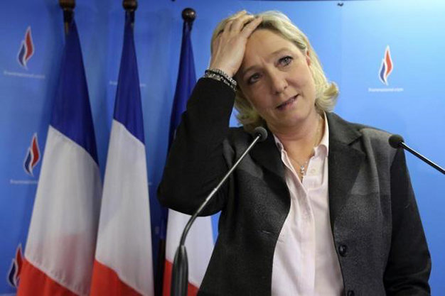 Chủ tịch đảng Mặt trận Quốc gia Pháp, bà Marine Le Pen - Ảnh: Reuters