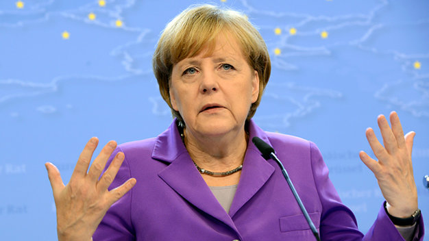 Thủ tướng Đức Angela Merkel đã phải chịu nhiều sức ép về vấn đề người tị nạn trong suốt nhiều tuần nay - Ảnh: AFP
