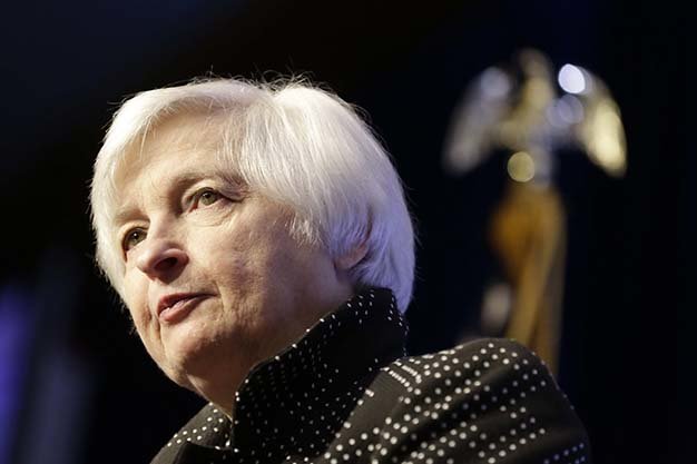 Bà Janet Yellen - chủ tịch của Fed - người phụ nữ quyền lực của thế giới tài chính hiện tại - Ảnh: Reuters