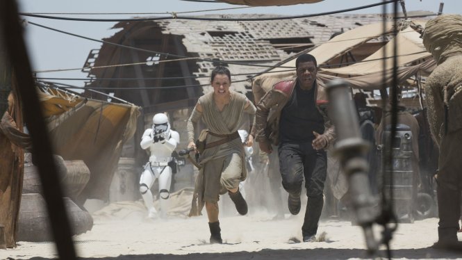 Một cảnh hành động căng thẳng trong Star wars mới - Ảnh: Lucas Film