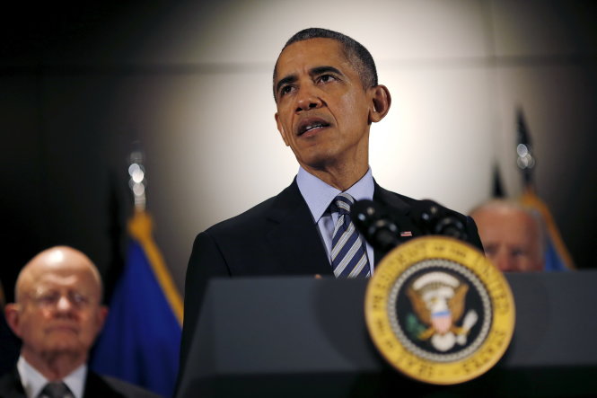 Tổng thống Barack Obama muốn ngăn chặn nguy cơ quân đội Mỹ bị sa lầy ở Trung Đông như trước đây - Ảnh: Reuters