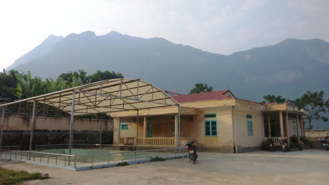 Trường mầm non thị trấn Mường Lát, huyện Mường Lát (Thanh Hóa) đã và đang xuống cấp nghiêm trọng, bỏ hoang lâu nay - Ảnh: Hà Đồng