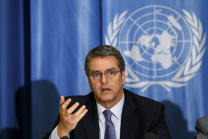 Tổng giám đốc WTO Roberto Azevedo  - Ảnh: Reuters