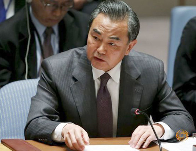 Bộ trưởng Ngoại giao Trung Quốc Vương Nghị - Ảnh: Reuters