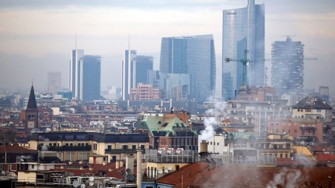 Milan là thành phố ô nhiễm nhất châu Âu - Ảnh: AP