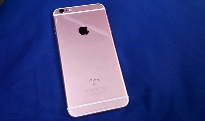 Apple iPhone 6S Plus phiên bản màu hồng (Rose Gold) - Ảnh: T.Trực