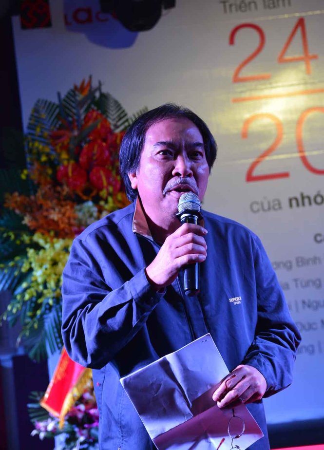 Nhà thơ Nguyễn Quang Thiều đọc thơ của mình