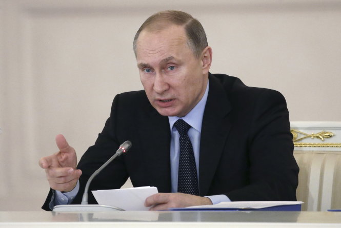 Tổng thống Nga Vladimir Putin là người đàn ông quyền lực nhất thế giới - Ảnh: Reuters